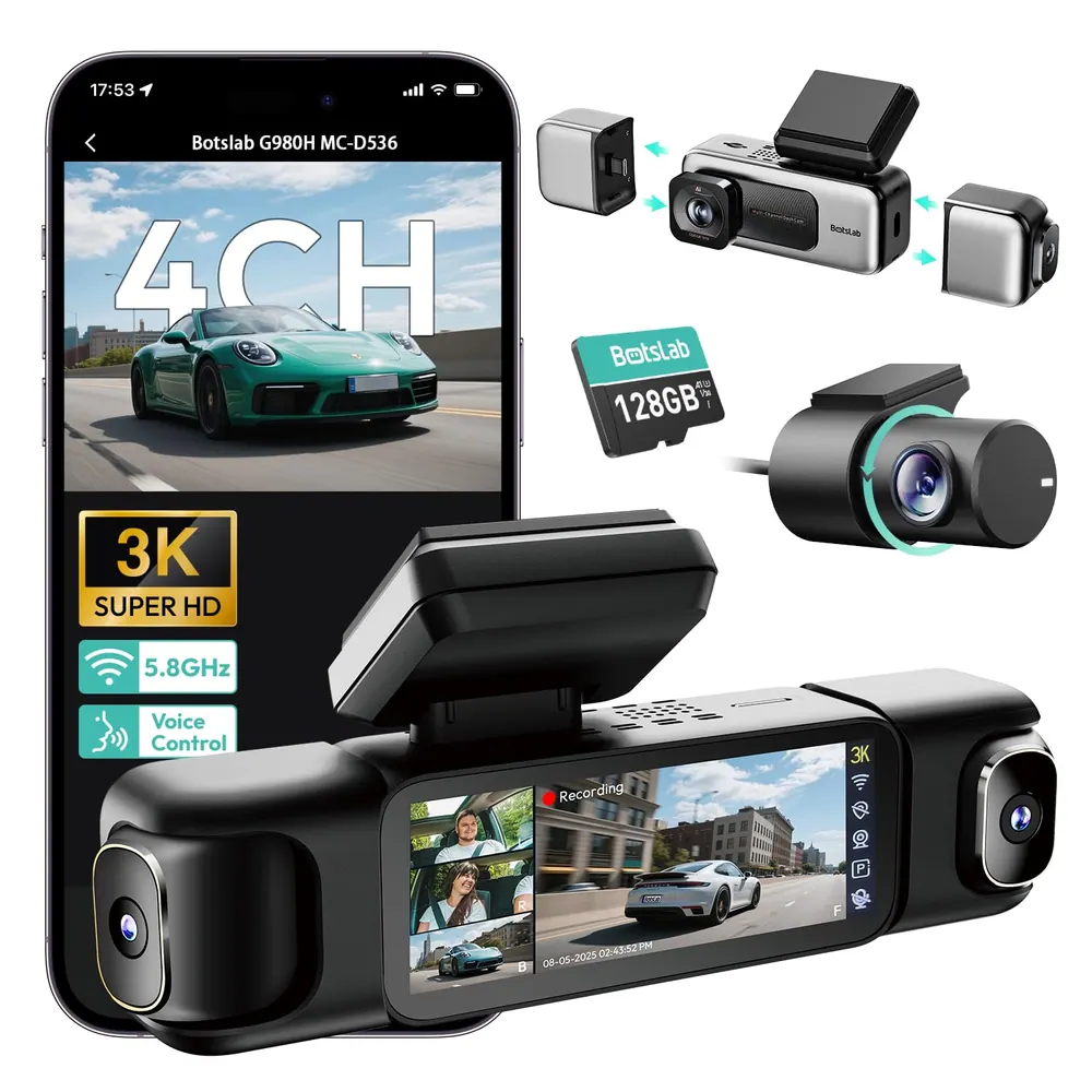 G980H Pro Dual Dash Cam product view