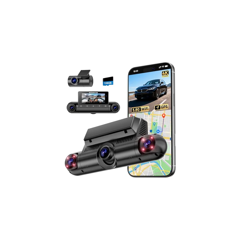 G980H 3-Channel Dash Cam product view 1